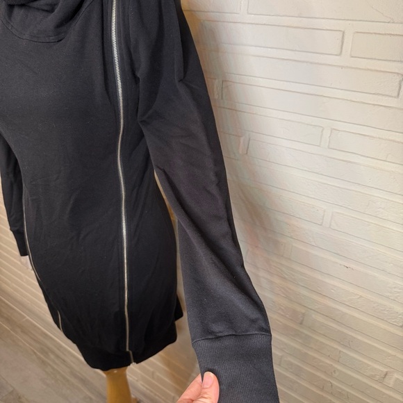 Poleci Black Goth Mock Turtleneck Sweater Dress, Women’s Size Small - Picture 5 of 13